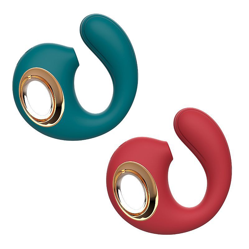 VIBRADOR COM SUGADOR DE CLITÓRIS SNAIL 2