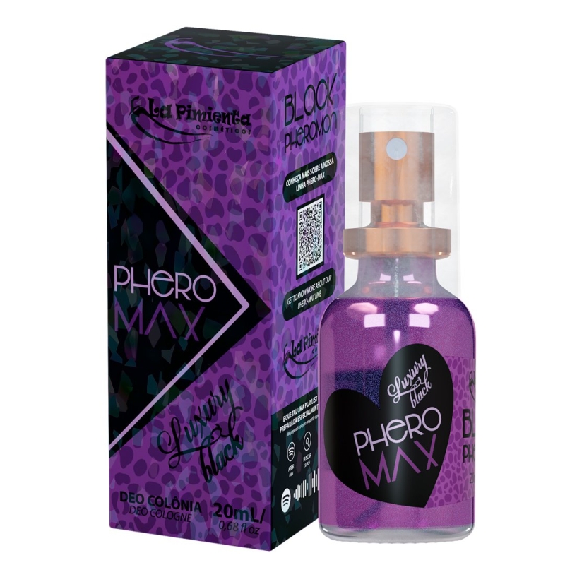 PERFUME AFRODISÍACO LUXURY BLACK 20ml