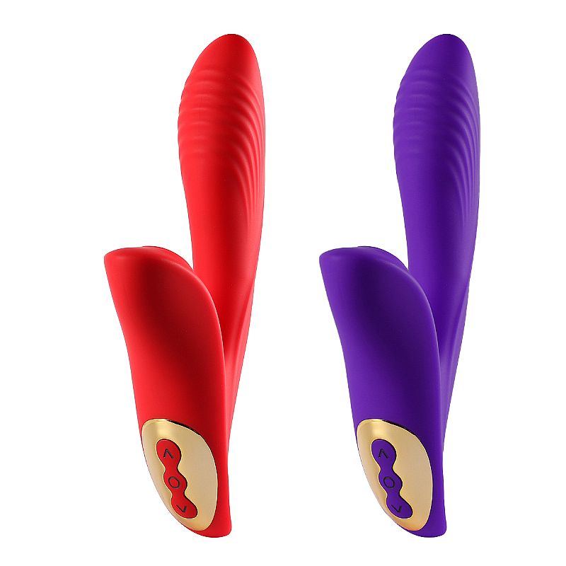 VIBRADOR DE PONTO G E CLITORIANO COM DEDILHAR TAPPING ANGEL