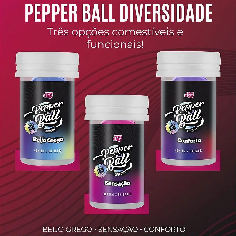 BOLINHA PEPPER BALL DIVERSIDADE