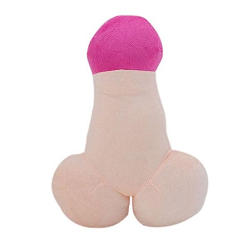 ALMOFADA DE PELÚCIA EM FORMATO DE PENIS 40,0 x 16,0cm