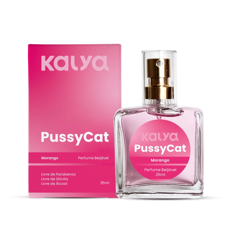 PERFUME BEIJÁVEL MORANGO PUSSYCAT 25ml
