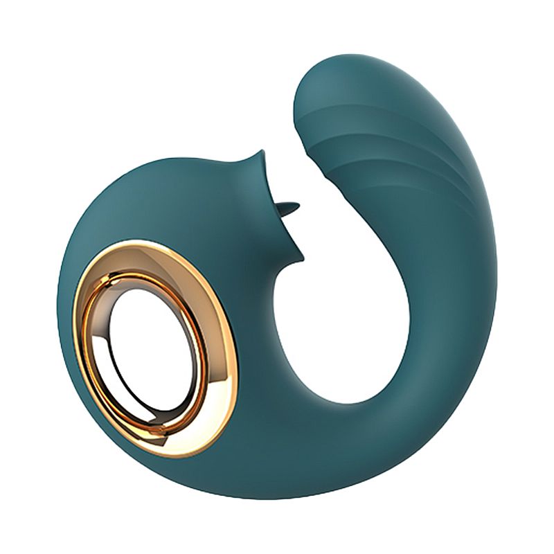 VIBRADOR DE PONTO G E CLITORIANO COM LÍNGUA SNAIL