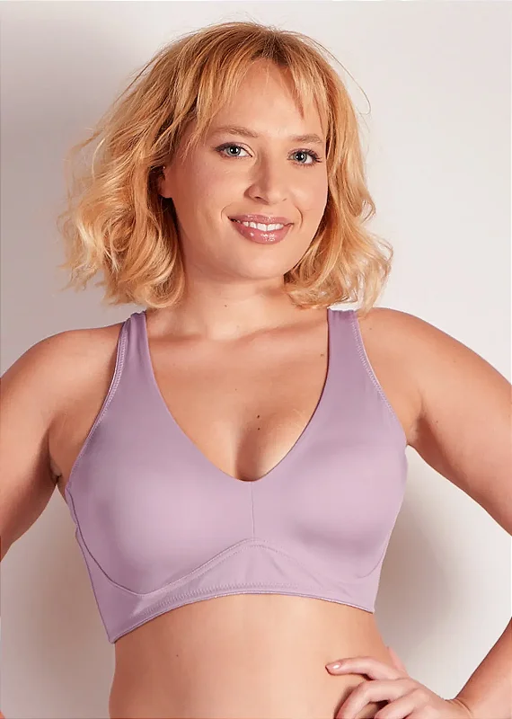 SUTIÃ COBERTURA TOTAL SEM BOJO E SEM ARO COM BUSTO DUROLEN BERINJELA