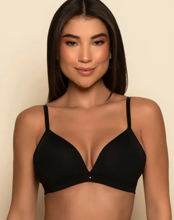 SUTIÃ TOP BOJO TRI SEM AROS REGATA PRETO NAYANE RODRIGUES