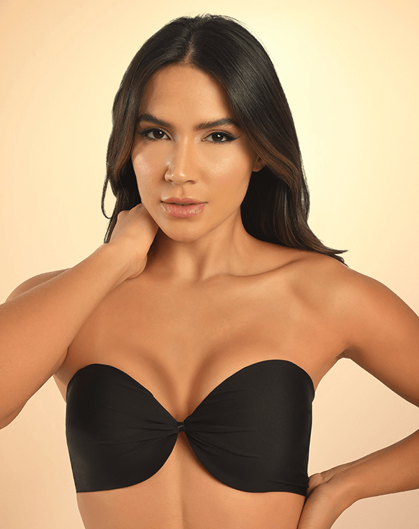 SUTIÃ TOMARA QUE CAIA SEM ALÇAS CHOCOLATE NAYANE RODRIGUES