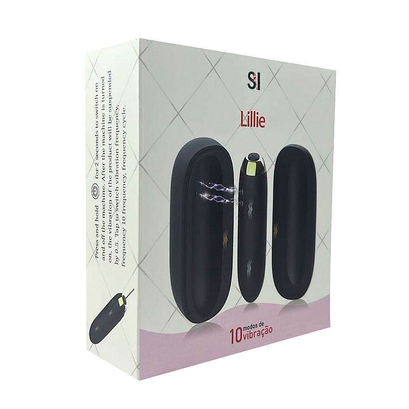 BULLET COM CASE RECARREGÁVEL LILLIE