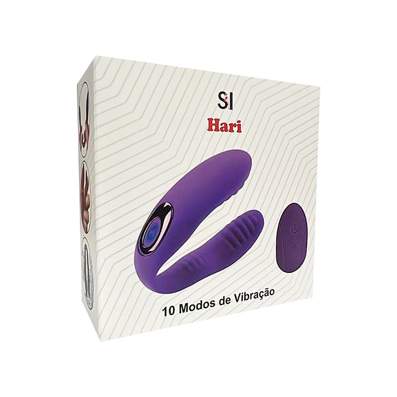 VIBRADOR DE CASAL COM CONTROLE REMOTO HARI