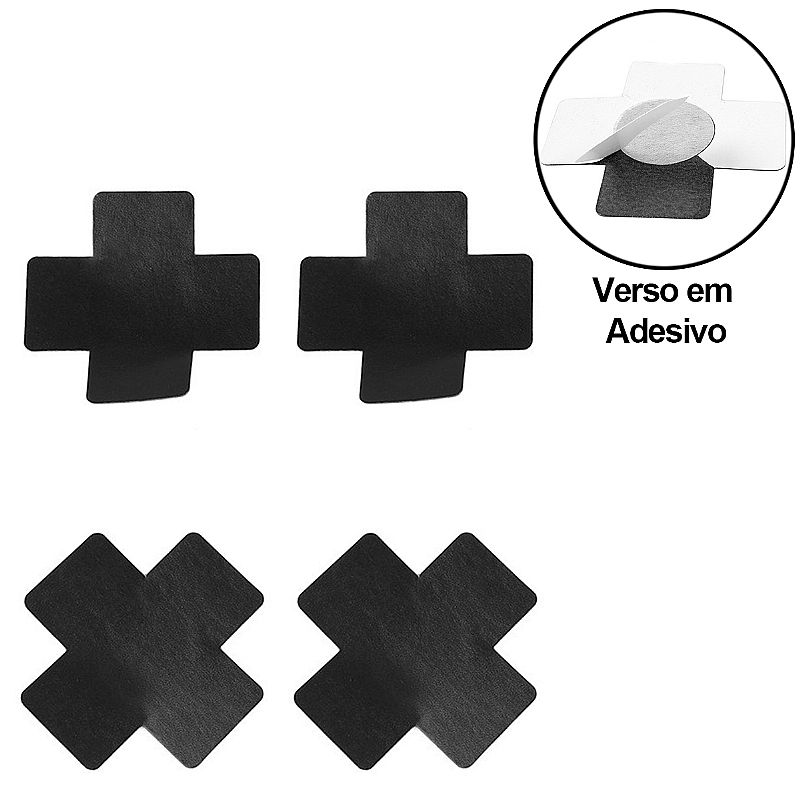 ADESIVOS PARA OS MAMILOS CRUZADOS