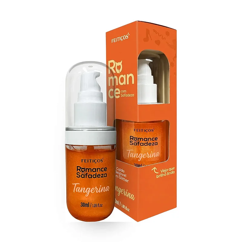 GEL EXCITANTE ROMANCE COM SAFADEZA TANGERINA 30ml