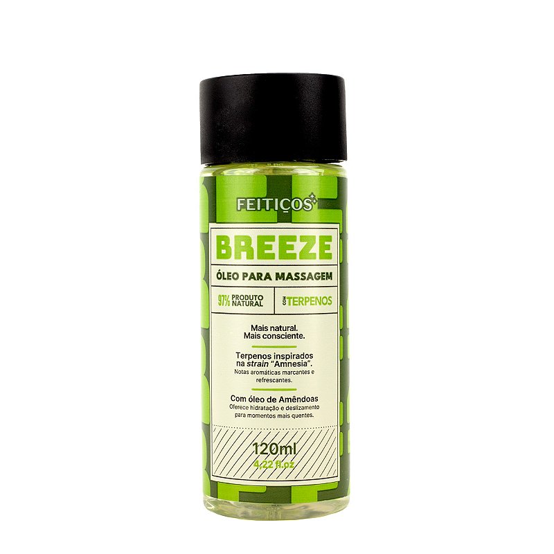ÓLEO PARA MASSAGEM COM TERPENOS BREEZE 120ml