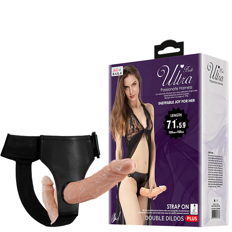 CINTA PENIANA AJUSÁVEL COM PENETRAÇÃO DUPLA REFORÇADA ULTRA PASSIONATE HARNESS