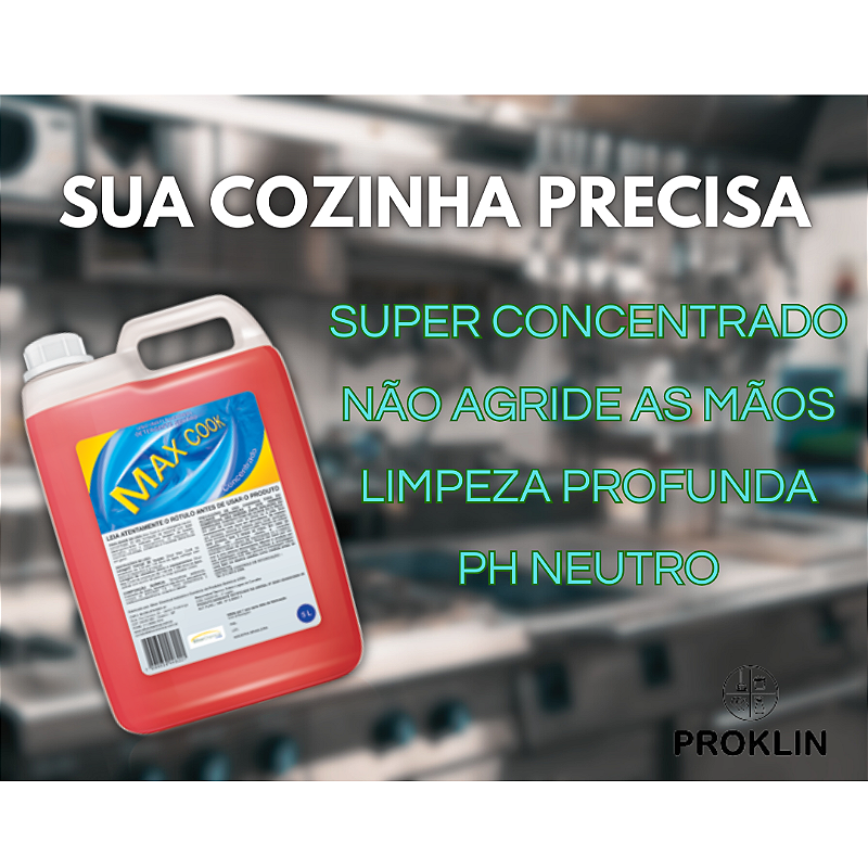 Detergente Neutro Maxcook 5 Litros