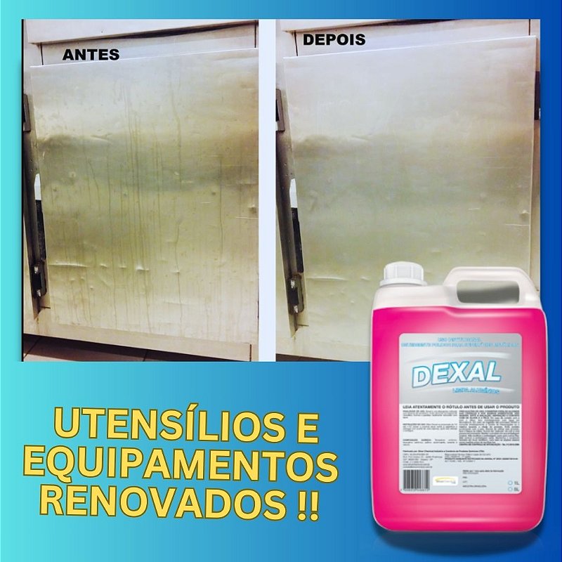 Dexal Detergente Limpa Aluminio Profissional 5L