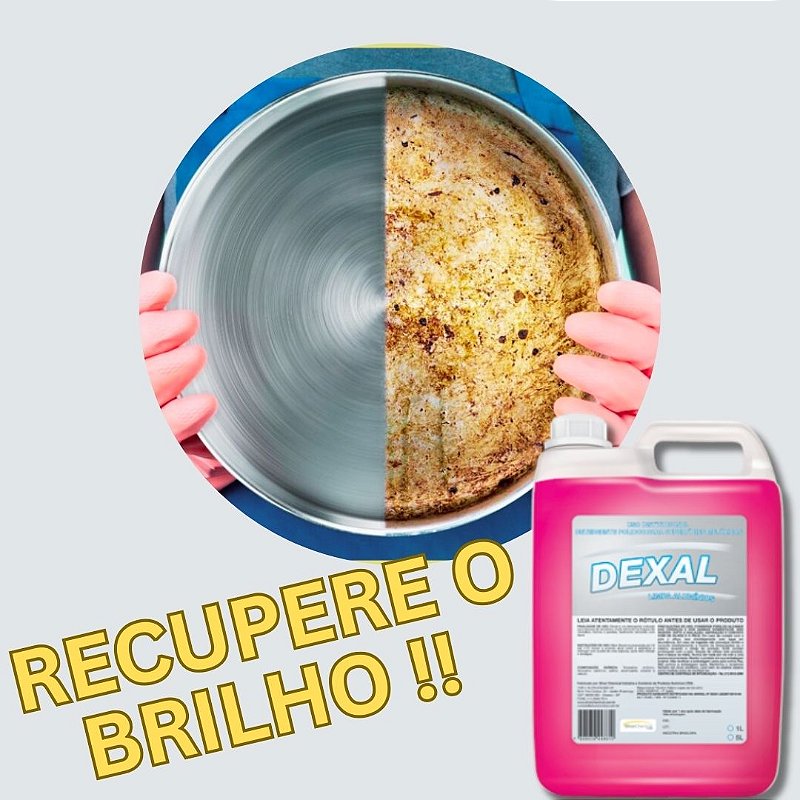 Dexal Detergente Limpa Aluminio Profissional 5L