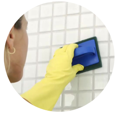 Suporte Fibra Manual Plastico Azul