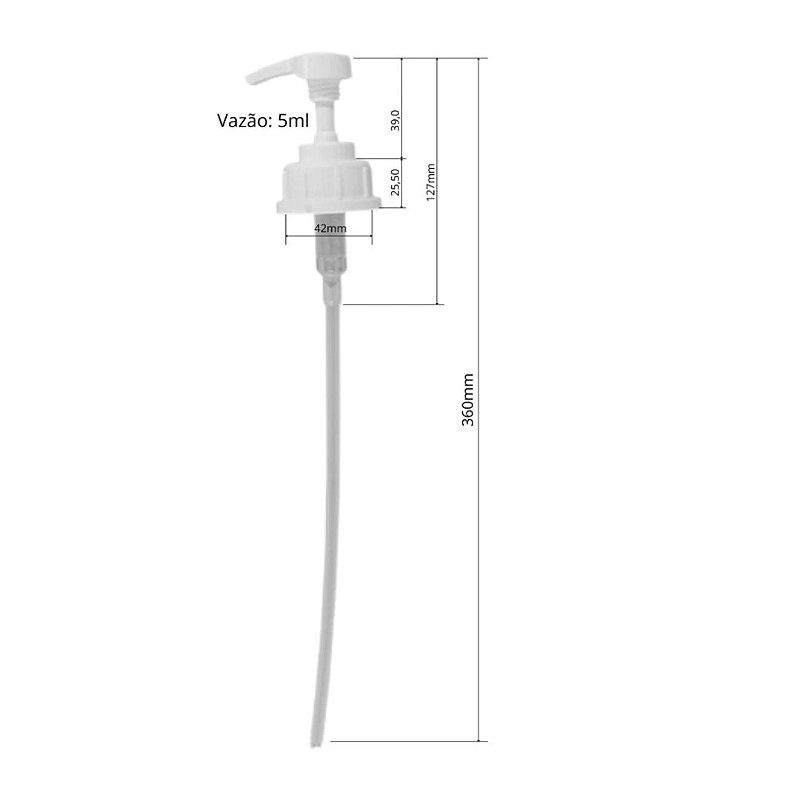 Valvula Pump p/ Galão de 5 litros