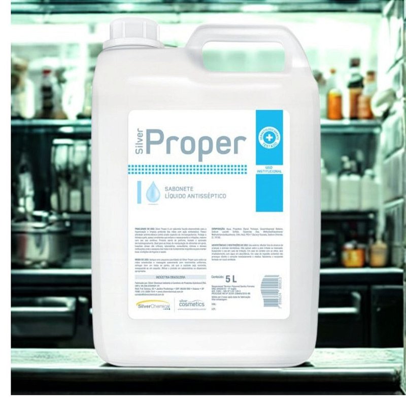 Silver Proper Sabonete Líquido Antisséptico 5L