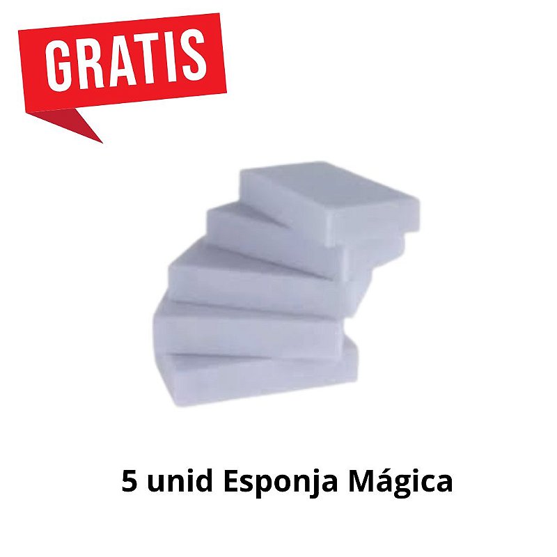 Kit 12 Flanelas Brancas Caebitex 38x58cm + 5 Esponjas Mágicas Grátis
