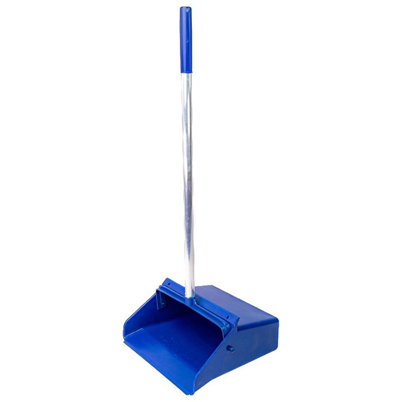 Pá Coletora Azul Articulada Sem Tampa 80cm