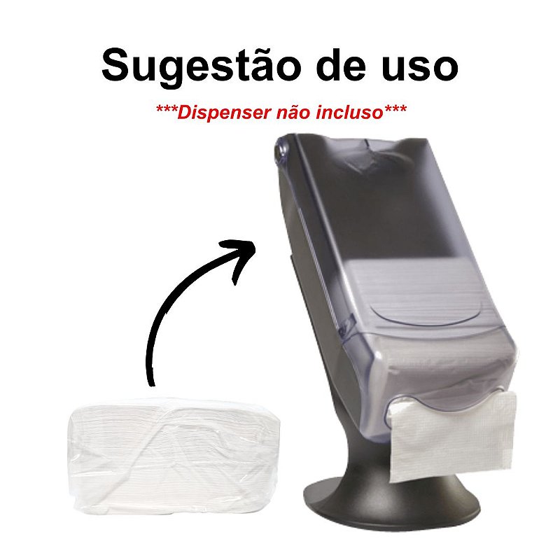 Guardanapo de Papel Fast Food Folha Dupla 16x20 cm Dadu