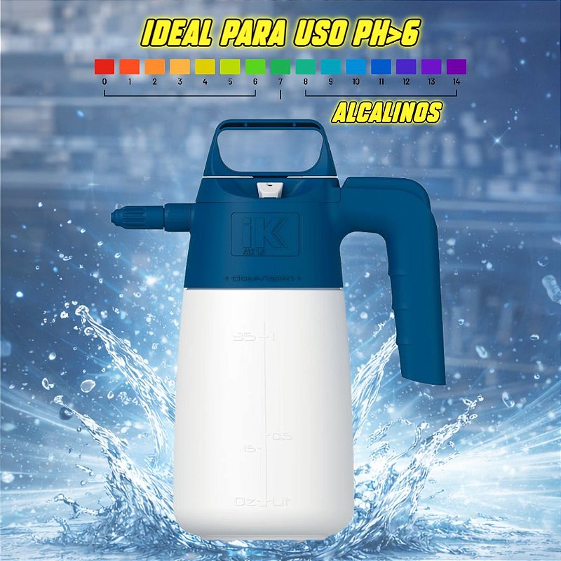 Pulverizador Profissional IK ALK 1,5 Litros para Limpeza