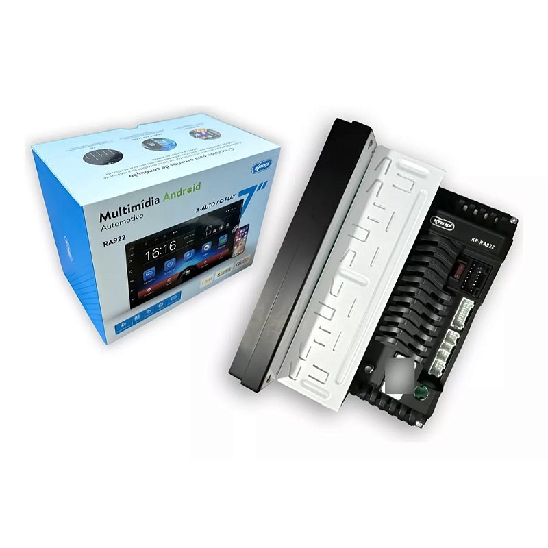 CENTRAL MULTIMIDIA AUTOMOTIVA ANDROID 32GB 7POL KNUP KP-RA922 - Gimix