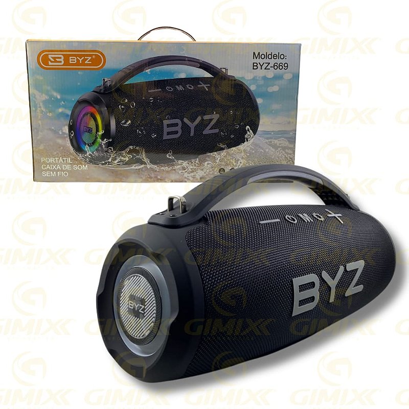 【R&B】JAZÉ Summa Thang REF.:BYZ-669 - CAIXA DE SOM PORTATIL 150W, SEM FIO, ESPECIFICACOES