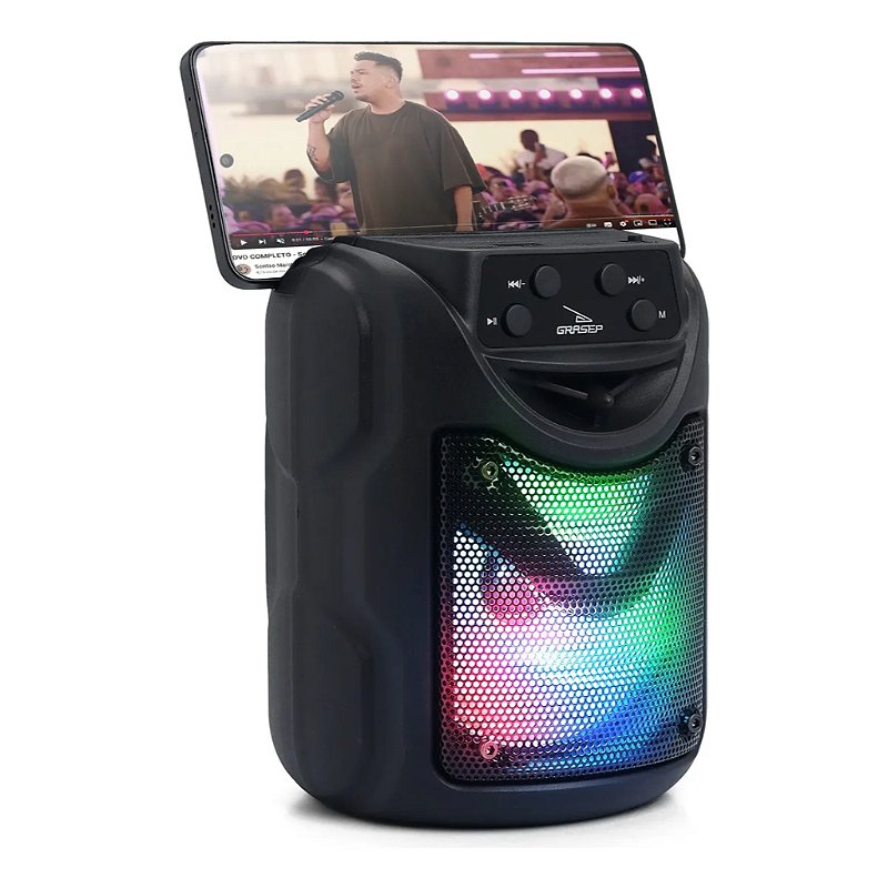 Caixa de Som Portátil Bluetooth com Entrada USB D-S4156 - Gimix