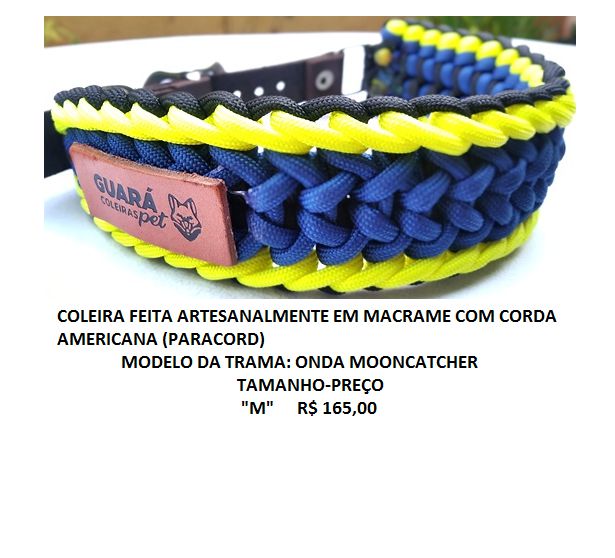 Coleira MM Monogram - Viagem