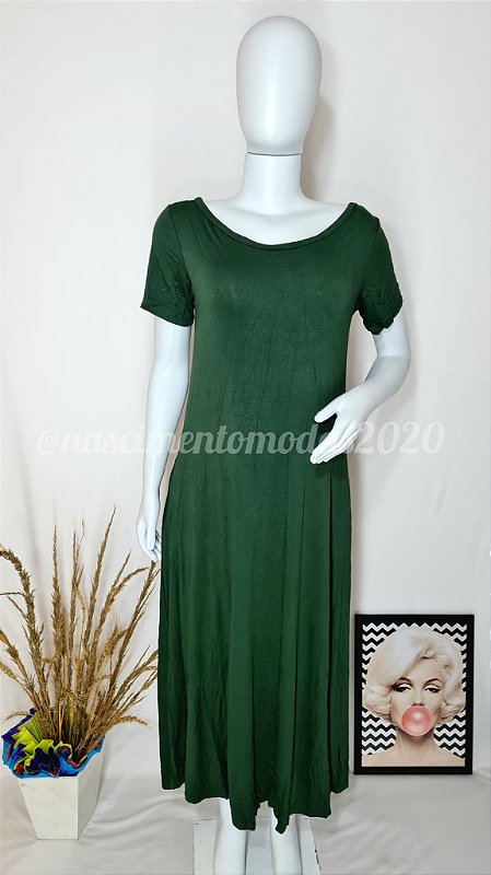 Vestido Gola Canoa