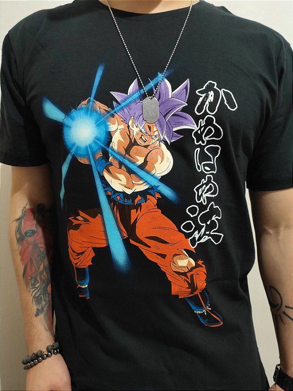 Camisa Camiseta Goku Instinto Superior Completo DBZ Super