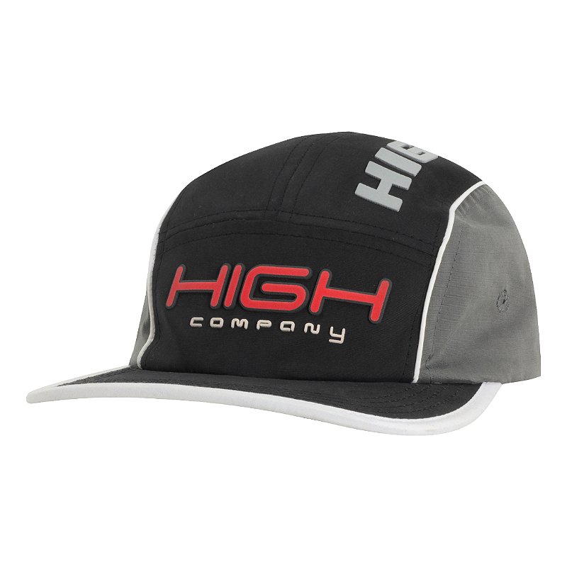 Bone HIGH 5 Panel Double Mesh Black - Hipnoise Streetwear