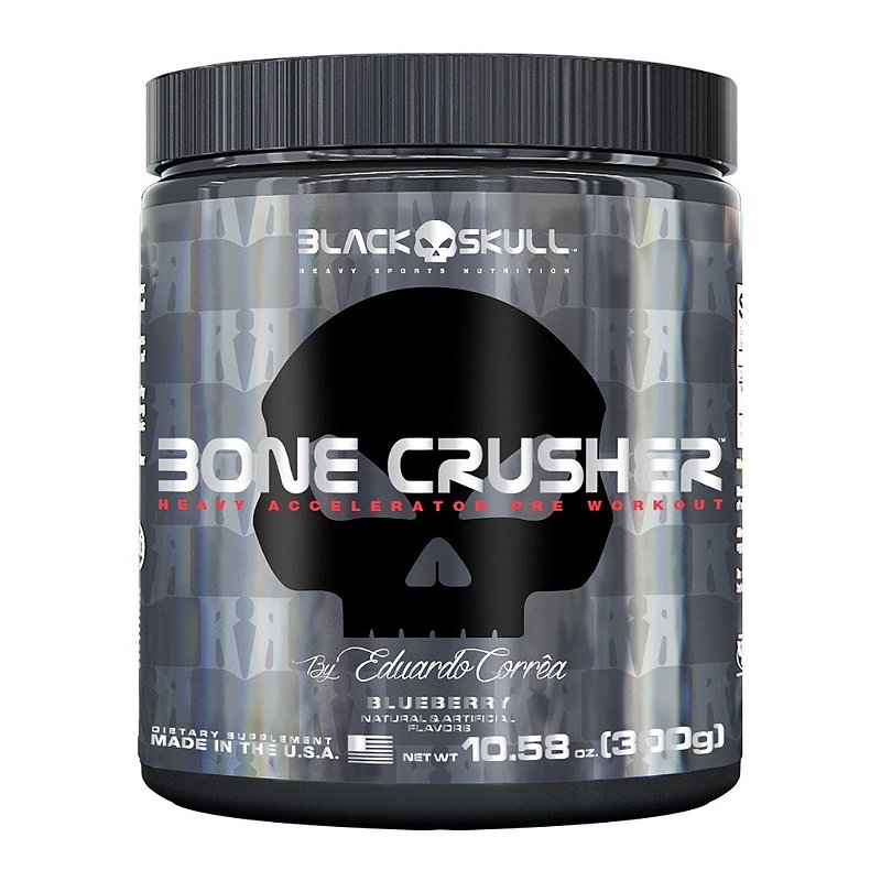 Bone Crusher 300g - Black Skull - FDA - Fábrica de Atletas - O seu ...