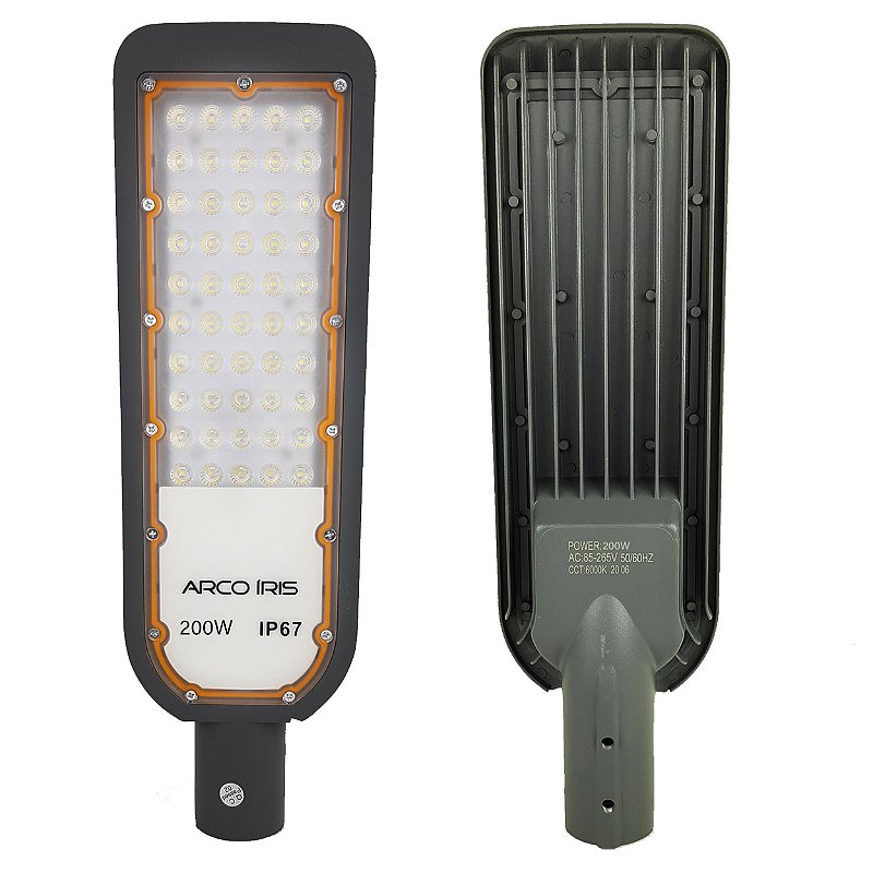 Luminária Pétala Led Smd 200w Pública Poste Ip67 82192 Arco Iris Led