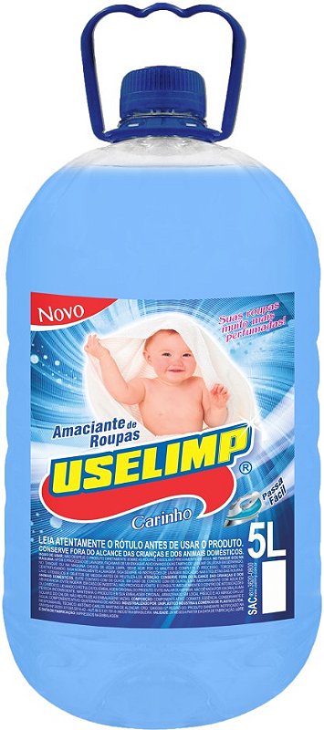 Amaciante USELIMP Azul Pet 4X5L
