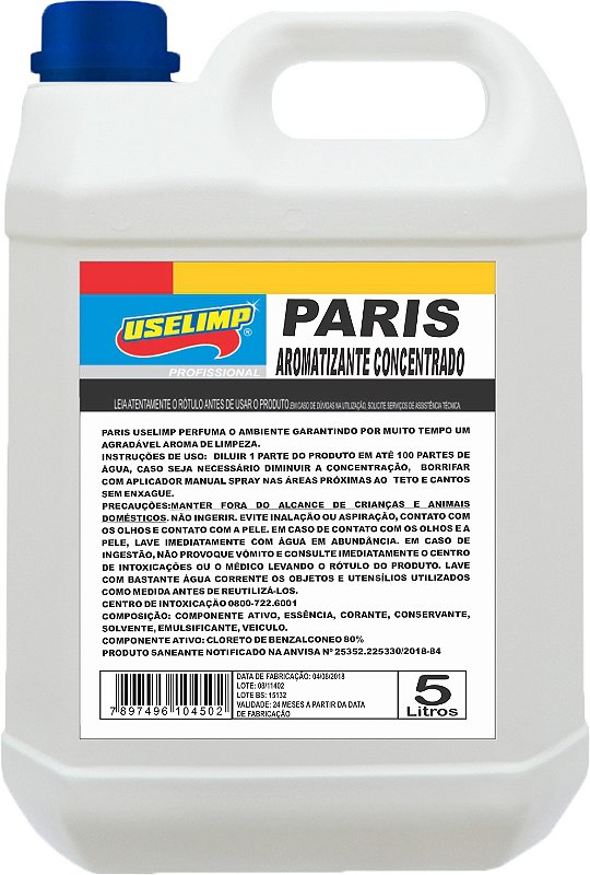 Aromatizante Paris 1X100 3X5L