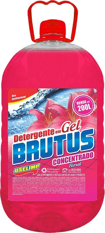 Brutus Det. Gelat. Floral 1X40 4X5L
