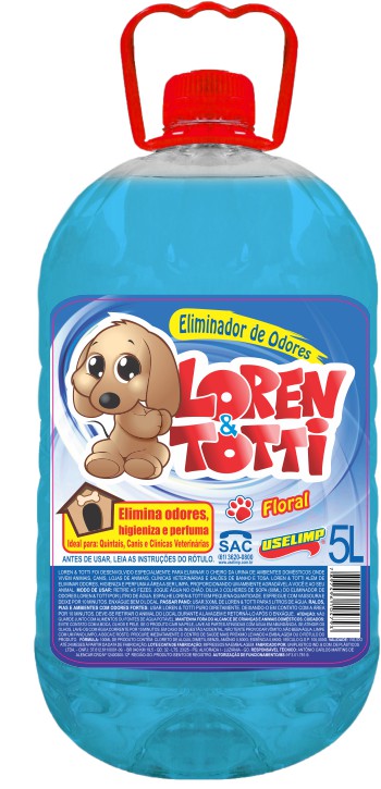 Eliminador de Odor  LOREN TOTTI Floral 3X5L