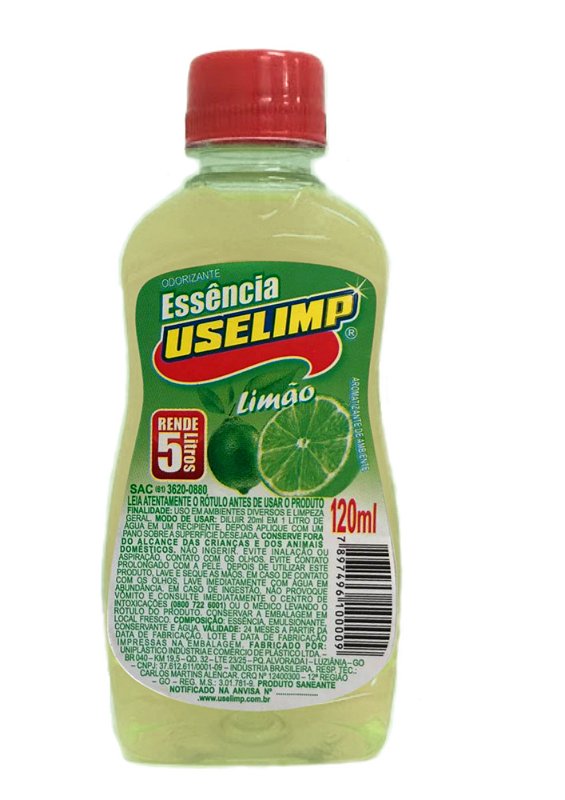 Essencia USELIMP Limao 12X120ML