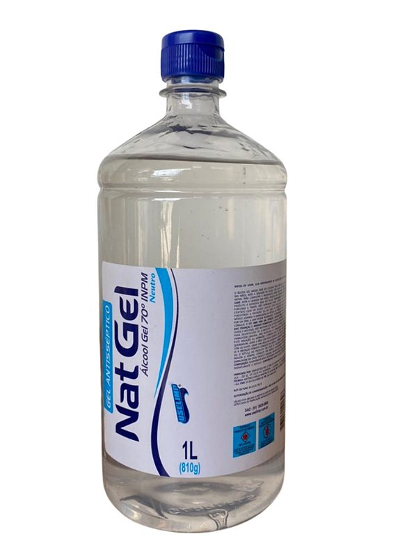 NAT GEL Asseptico 70° Alcool 12X810G