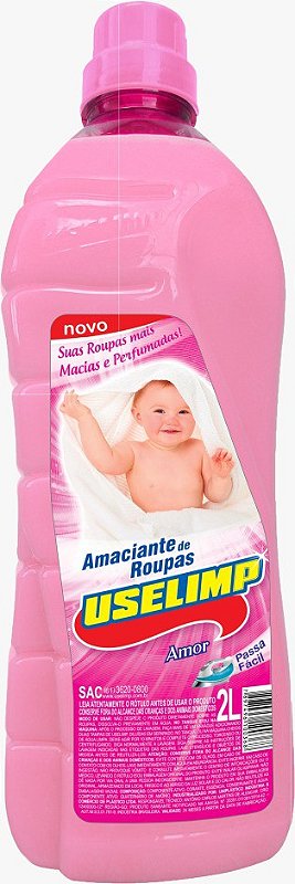 Amaciante USELIMP Rosa 2L