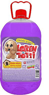 Eliminador de Odor L TOTTI Lavanda 5L