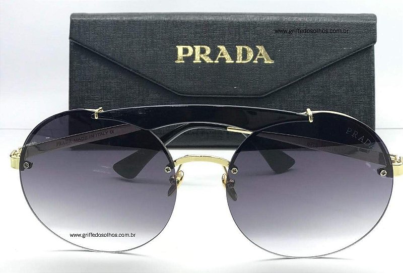 Oculos prada redondo Clearance