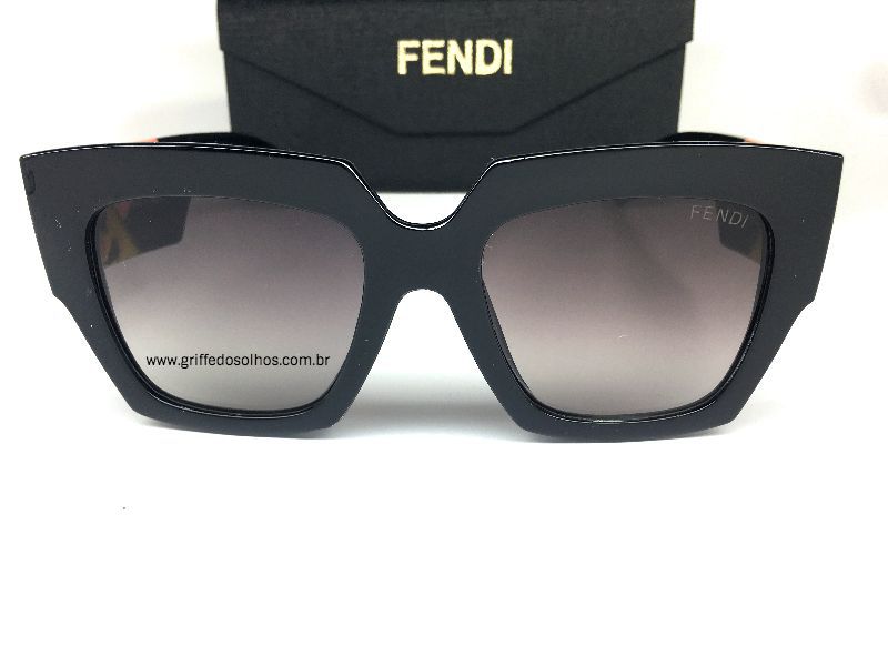 óculos fendi quadrado Clearance