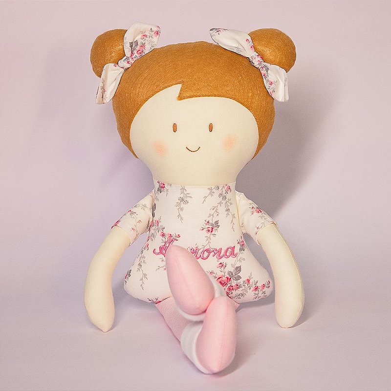 Boneca de pano Serelepe personalizada