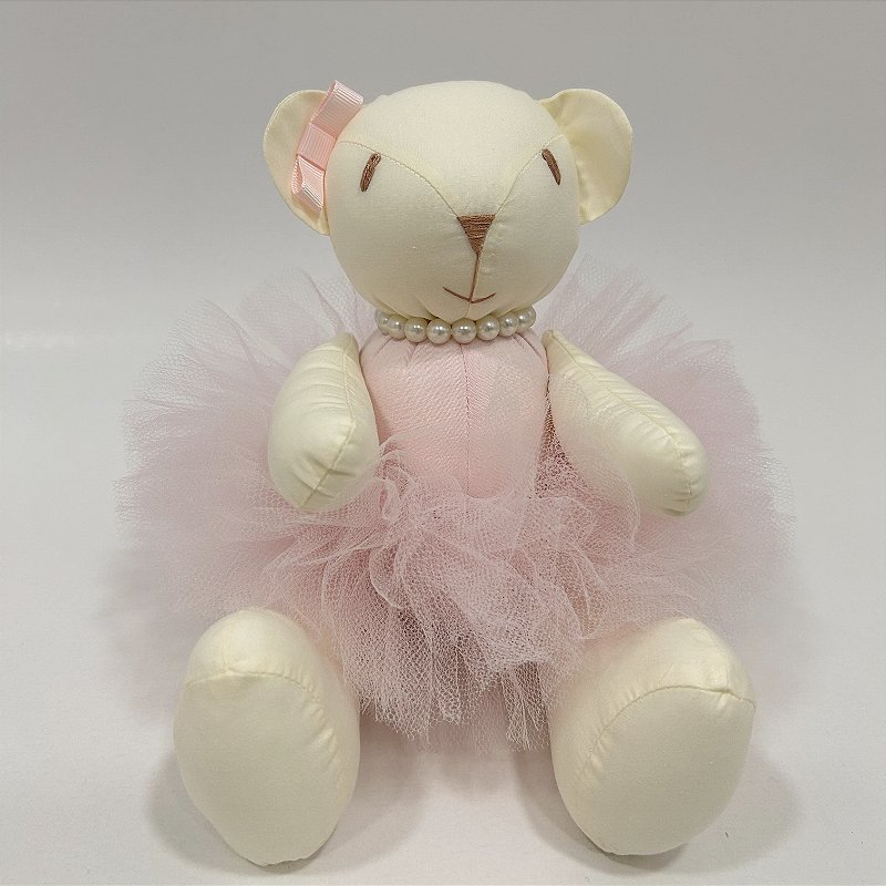 Ursa de pano bailarina média
