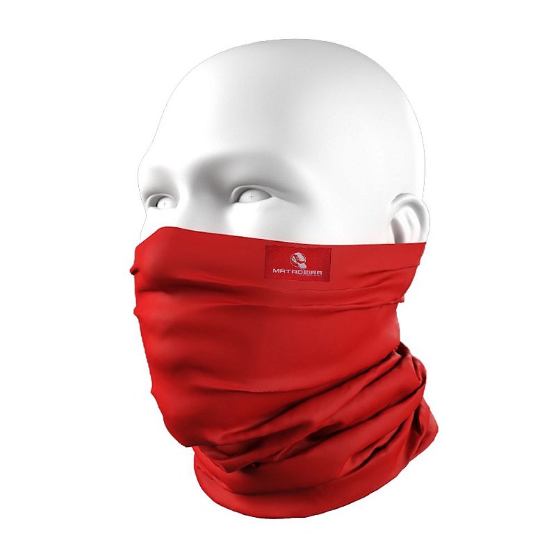 Red Buff Mask Elastic Mask - COR:23 Buff Direto da Fabrica - ISCAS MATADEIRA