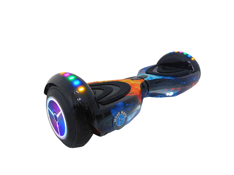 Skate Elétrico Bluetooh 6,5 - Gelo e Fogo - Com Led