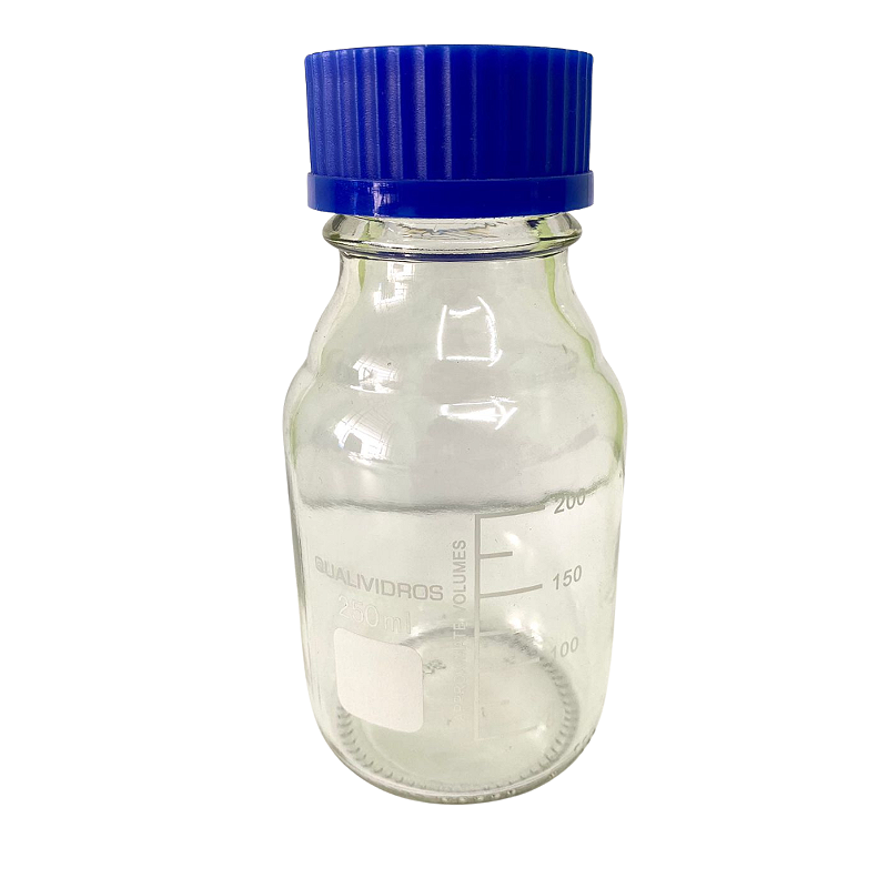 FRASCO REAGENTE, BORO 3.3, 250ML GRAD, TAMPA ROSCA AZUL